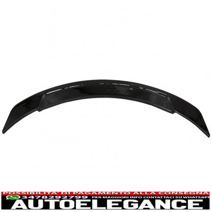 trunk spoiler suitable for mercedes e class w212 (2009-2016) gts design piano black