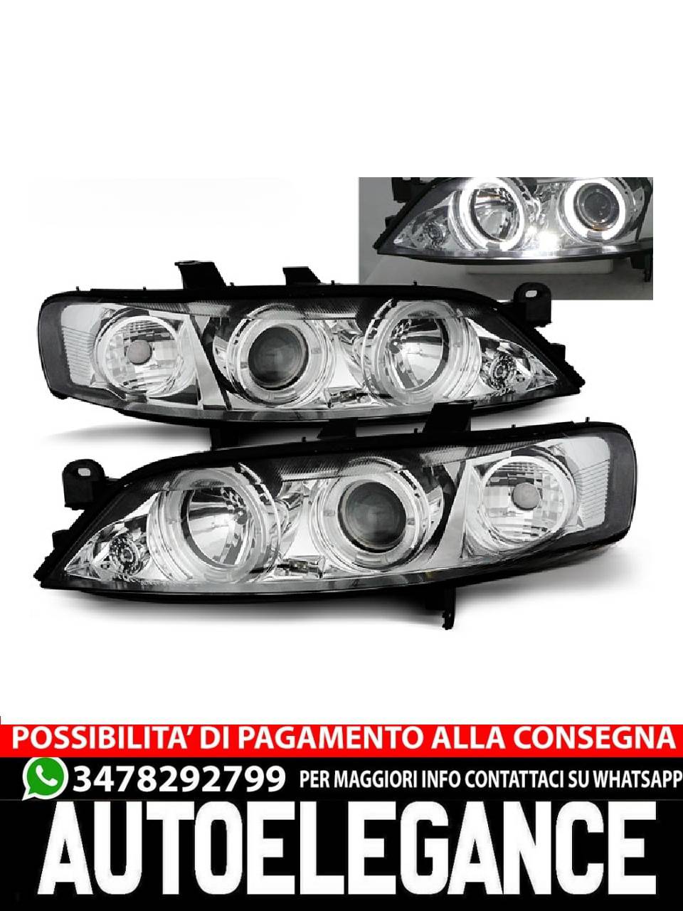 OPEL VECTRA B 99-03.02 ANGEL EYES CHROME 