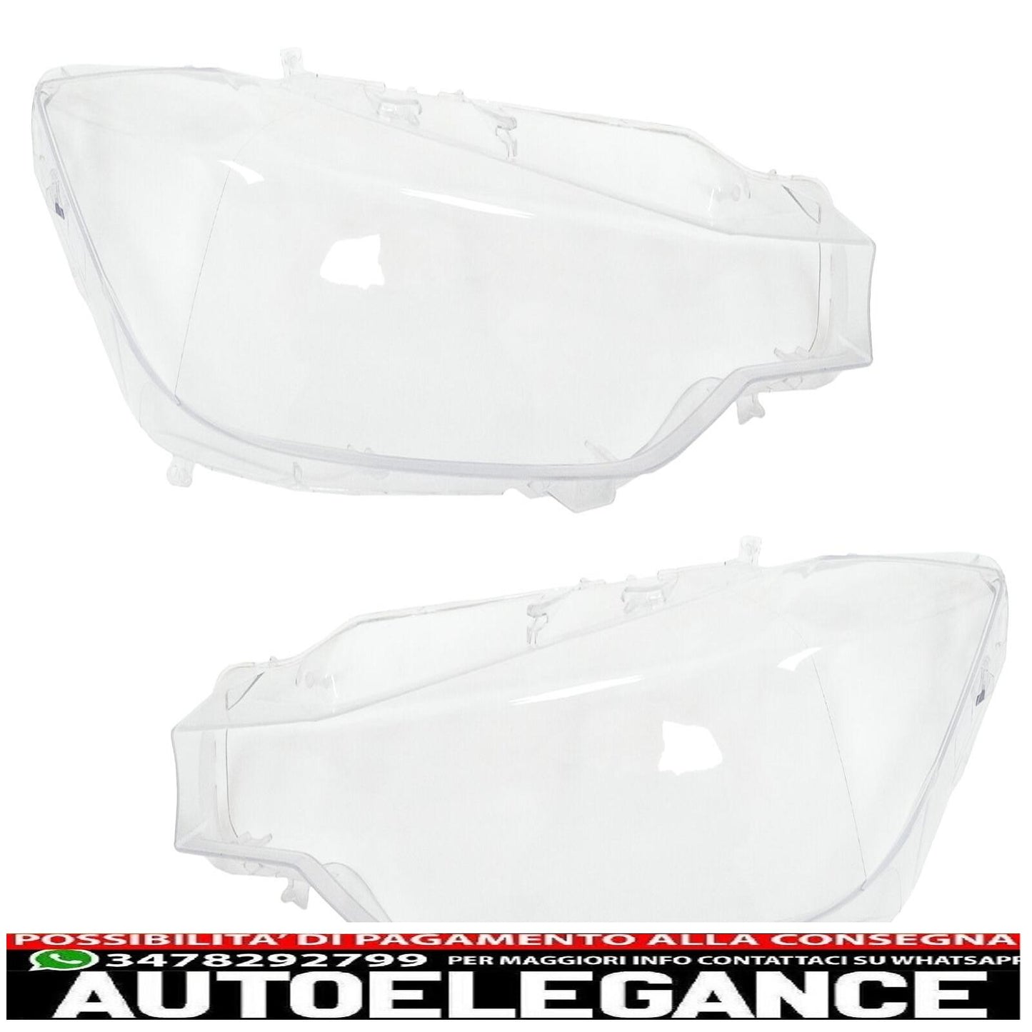 Occhiali lenti fari per BMW Serie 3 F30 F31 2011-2014-mostra il titolo originaleTesto originaleHeadlights Lens Glasses for BMW 3 Series F30 F31 2011-2014