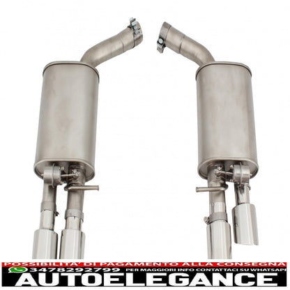 Full exhaust system suitable for Audi A7 4G (2010-2018) 2.5L/2.8L/2.0T/1.8T/3.0T petrol engine with Valvetronic 
