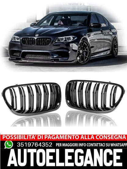 GRILLE Kidney double gangway suitable for BMW 5 Series F10 F11 sedan Touring