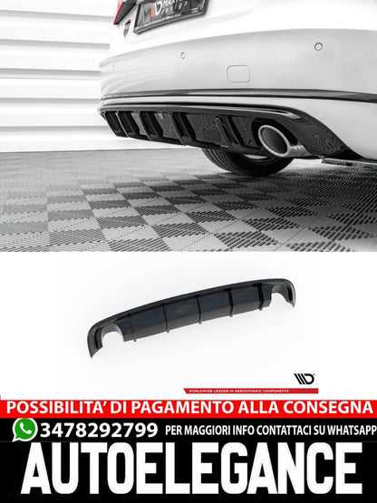 DIFFUSORE POSTERIORE ADATTO COMPATIBILE PER AUDI A8 D4 (2009-2013)