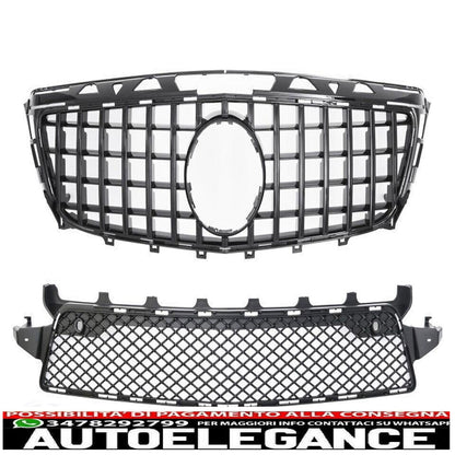 Radiator Grille Sport Panamericana GT Grill For Mercedes W218 X218 CLS 11-14