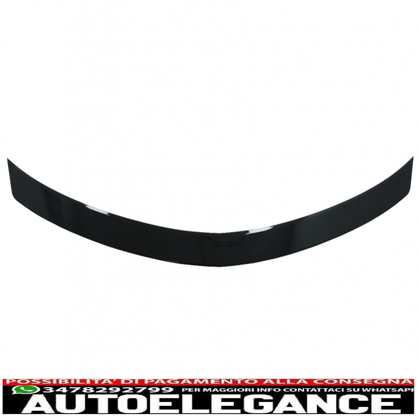 trunk spoiler suitable for mercedes c class w204 (2007-2014) piano black