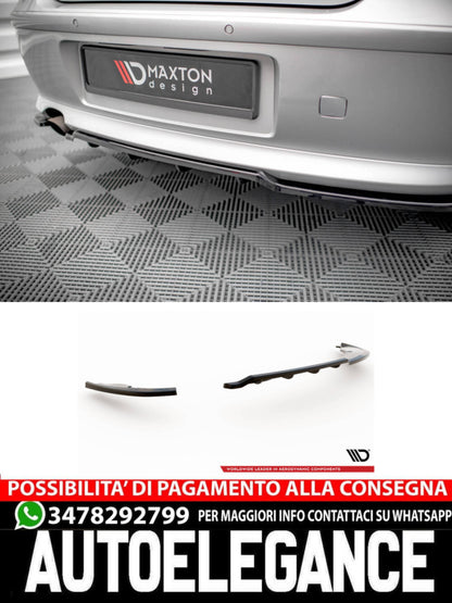 SPLITTER POSTERIORE CENTRALE (CON BARRE VERTICALI) ADATTO PER BMW 1 E81 FACELIFT