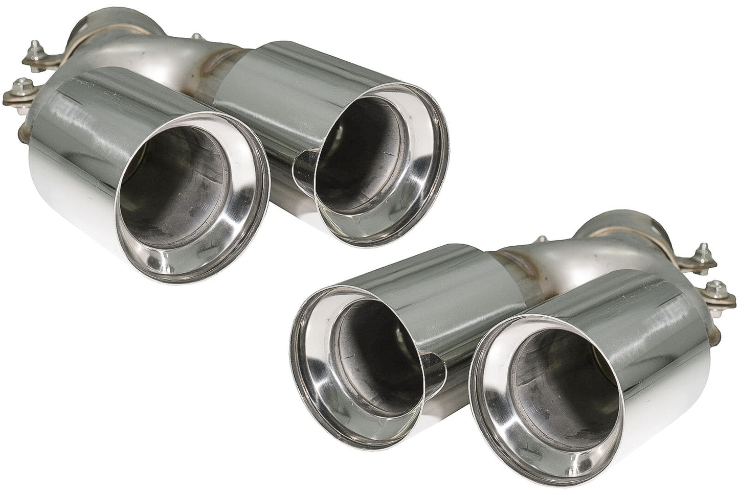 Punte scarico per BMW 5 G30 G31 G38 16-20 6 G32 16-20 540i look cromato-mostra il titolo originaleTesto originaleAuspuff Tipps für BMW 5 G30 G31 G38 16-20 6 G32 16-20 540i Look Chrom