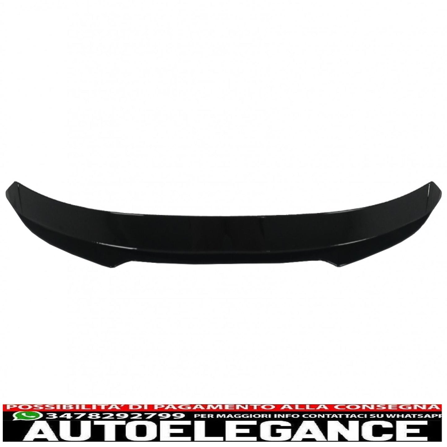 roof spoiler suitable for bmw 1 series f20 f21 (2011-2019) piano black