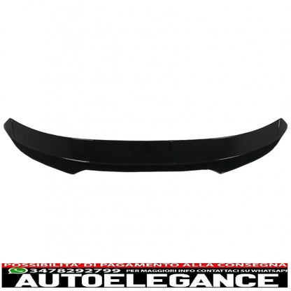 roof spoiler suitable for bmw 1 series f20 f21 (2011-2019) piano black