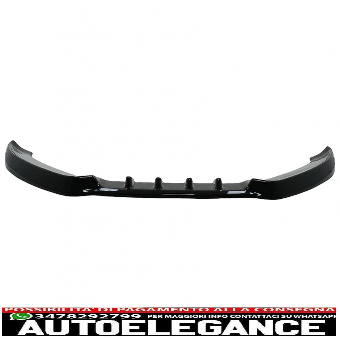 Additional front bumper spoiler suitable for audi a5 8t (2007-2011) piano black 