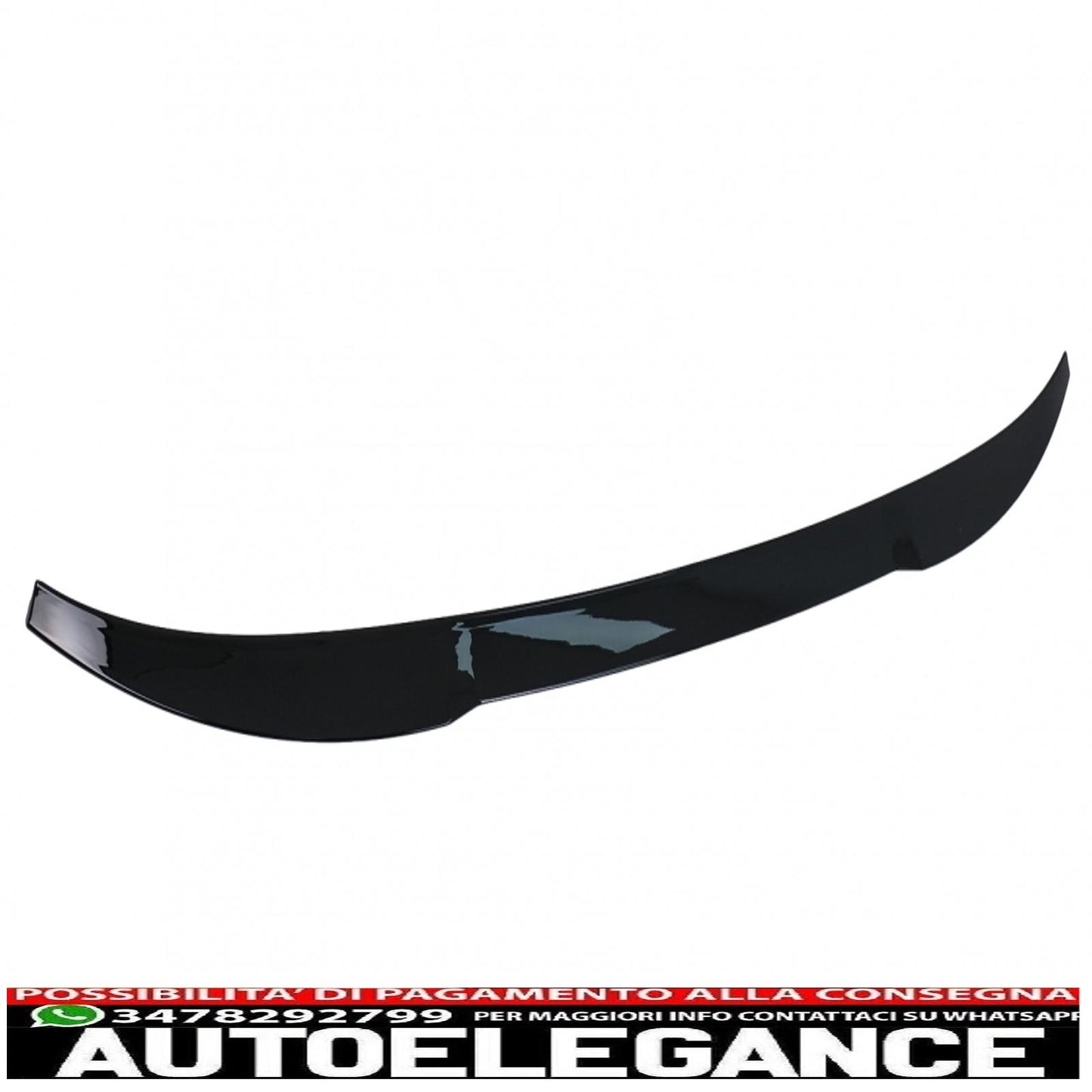 Ala spoiler per bagagliaio adatta per BMW X4 G02 (2018-2020) Piano Black AUTOELEGANCERICAMBI