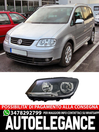 Faro anteriore sinistro per VW Touran 1T3 + Caddy 3 2K dal 2010 Attuatore H7 H15