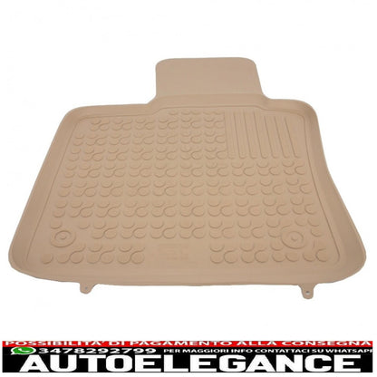 Beige rubber mat suitable for bmw x5 f15 2013-, x6 f16 2014-