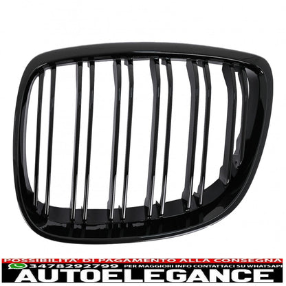 Front grills suitable for BMW 3 series e92 e93 coupe cabriolet nonlci (2006-2009) double stripe M sport design package