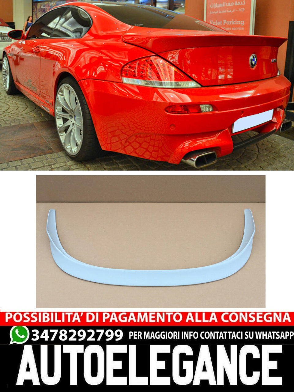 SPOILER BMW SERIE 6 E63 (2003-2010)