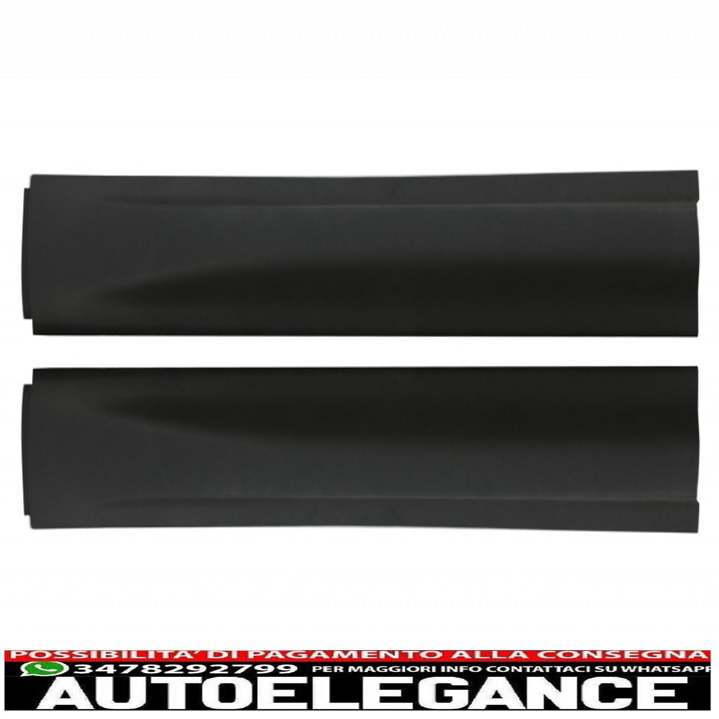 Front and rear door lower mouldings and front lower fender mouldings suitable for Land Rover Sport L494 (2013-up) Black