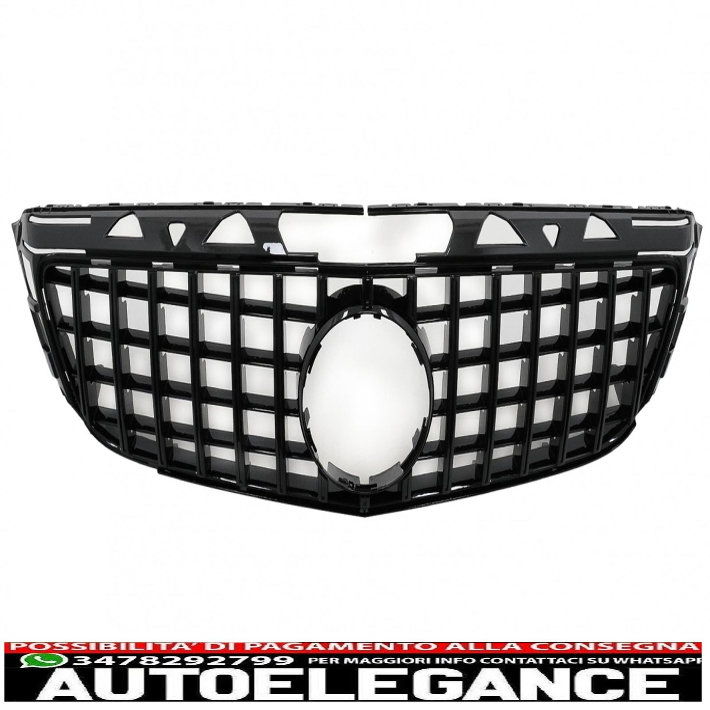 front grille suitable for mercedes cls w218 c118 (2011-2014) x218 shooting Brake (2012-2014) gt-r panamericana piano black design