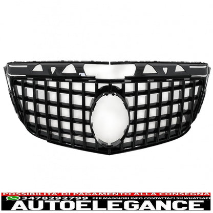 front grille suitable for mercedes cls w218 c118 (2011-2014) x218 shooting Brake (2012-2014) gt-r panamericana piano black design