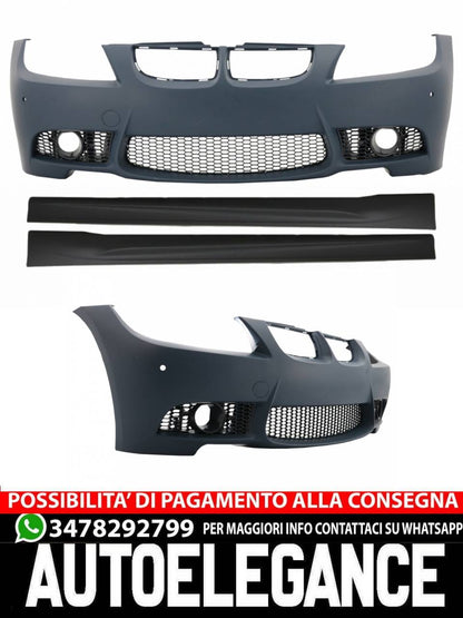 Paraurti anteriore adatto per BMW serie 3 E90 Berlina E91 Touring (2005-2008)