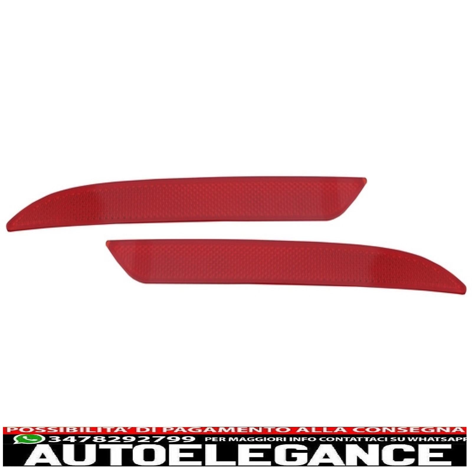 Catarifrangente paraurti posteriore adatto per mercedes classe s w222 gle w166 c292 glc 63 x253 c217 design AUTOELEGANCERICAMBI