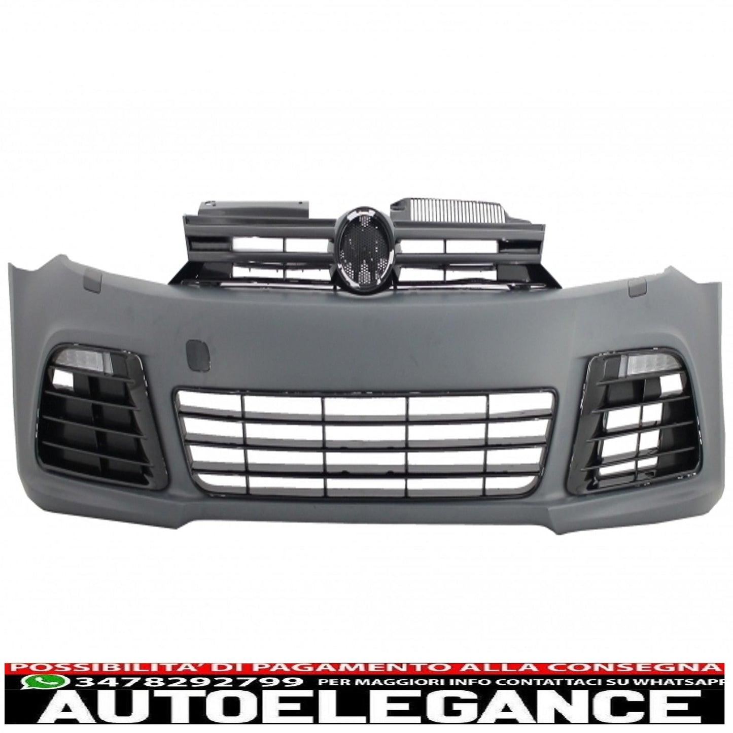 complete body kit suitable for vw golf vi 6 mk6 (2008-2013) r20 design with led headlights and rear lights dynamic cornering light 