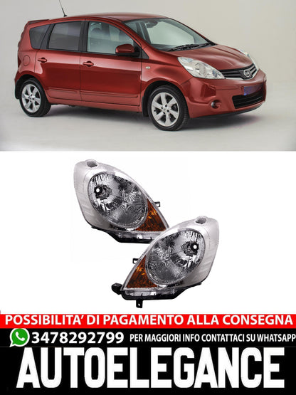 Set fari per Nissan Note E11 2006-2008 H4 Diffusore alogeno