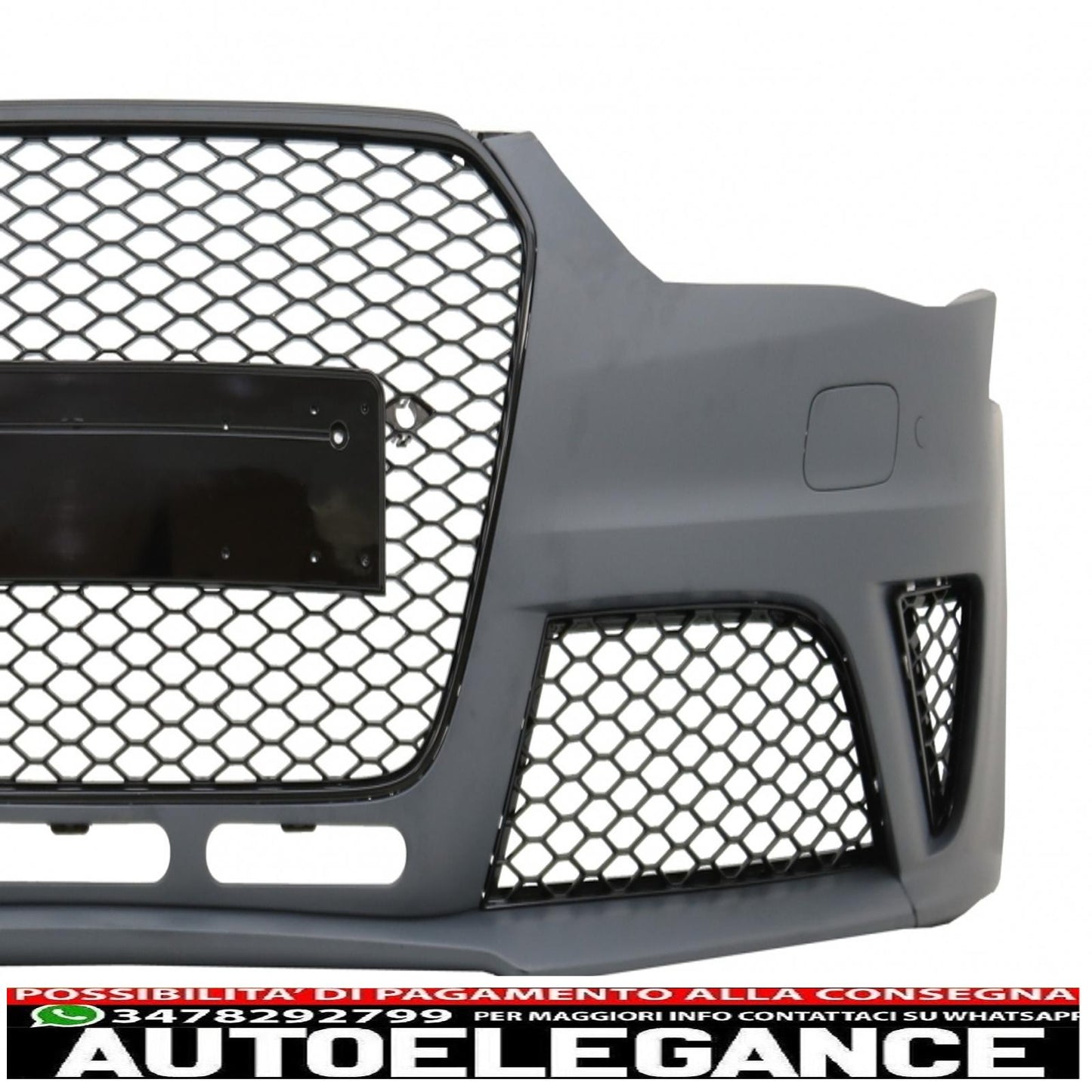 paraurti anteriore adatto per audi a4 b8 facelift (2012-2015) design rs4