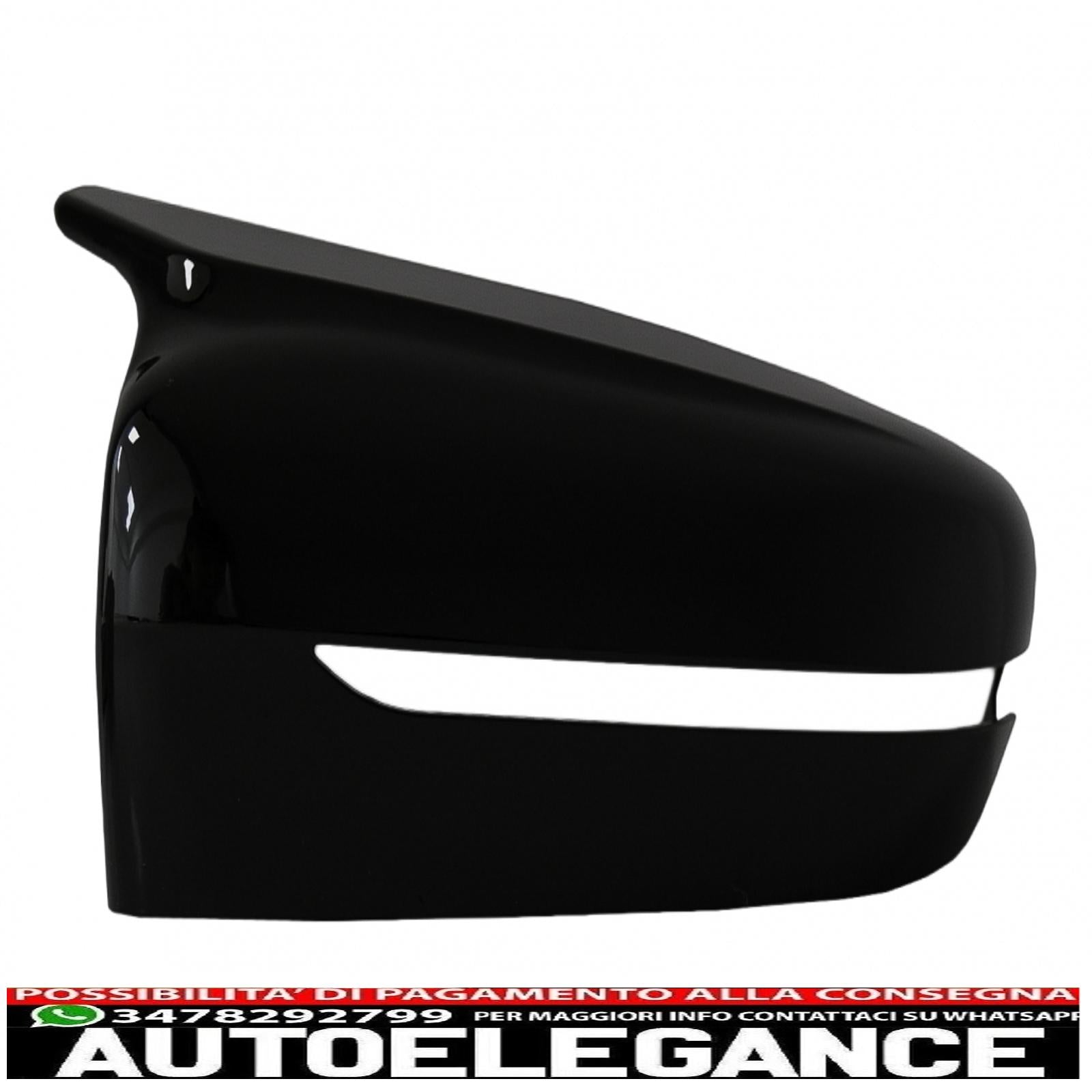 Calotte specchietti adatte per BMW Serie 3 G20 G21 G28 (2017-up) Piano Black M Sport Design LHD AUTOELEGANCERICAMBI