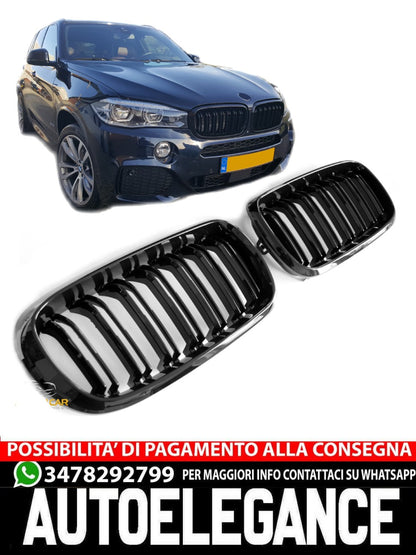 GRIGLIA PER BMW X5 X6 F15 F16 SPORT NERO LUCIDO