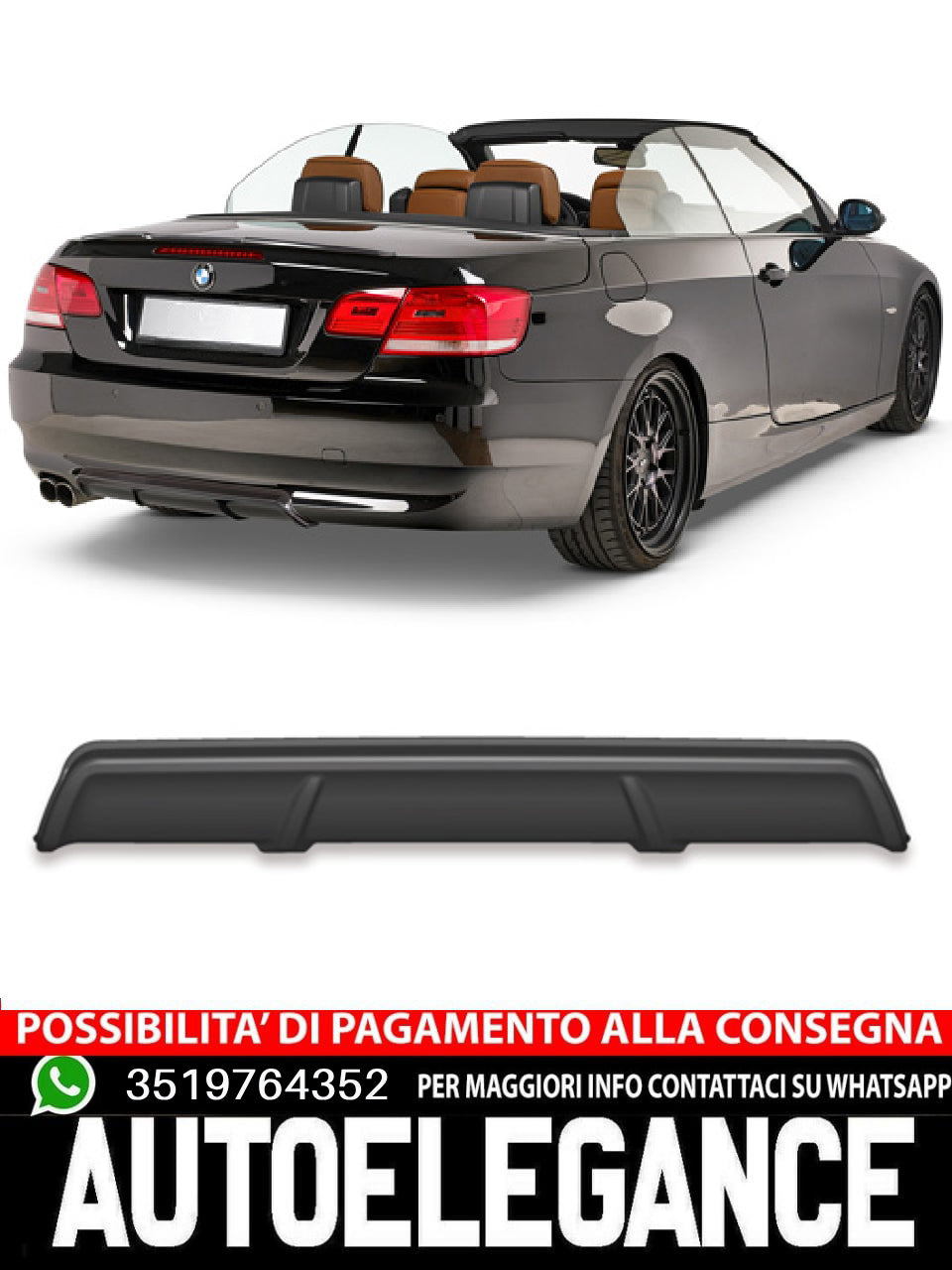 Rear Diffuser for BMW 3er E92 / E93