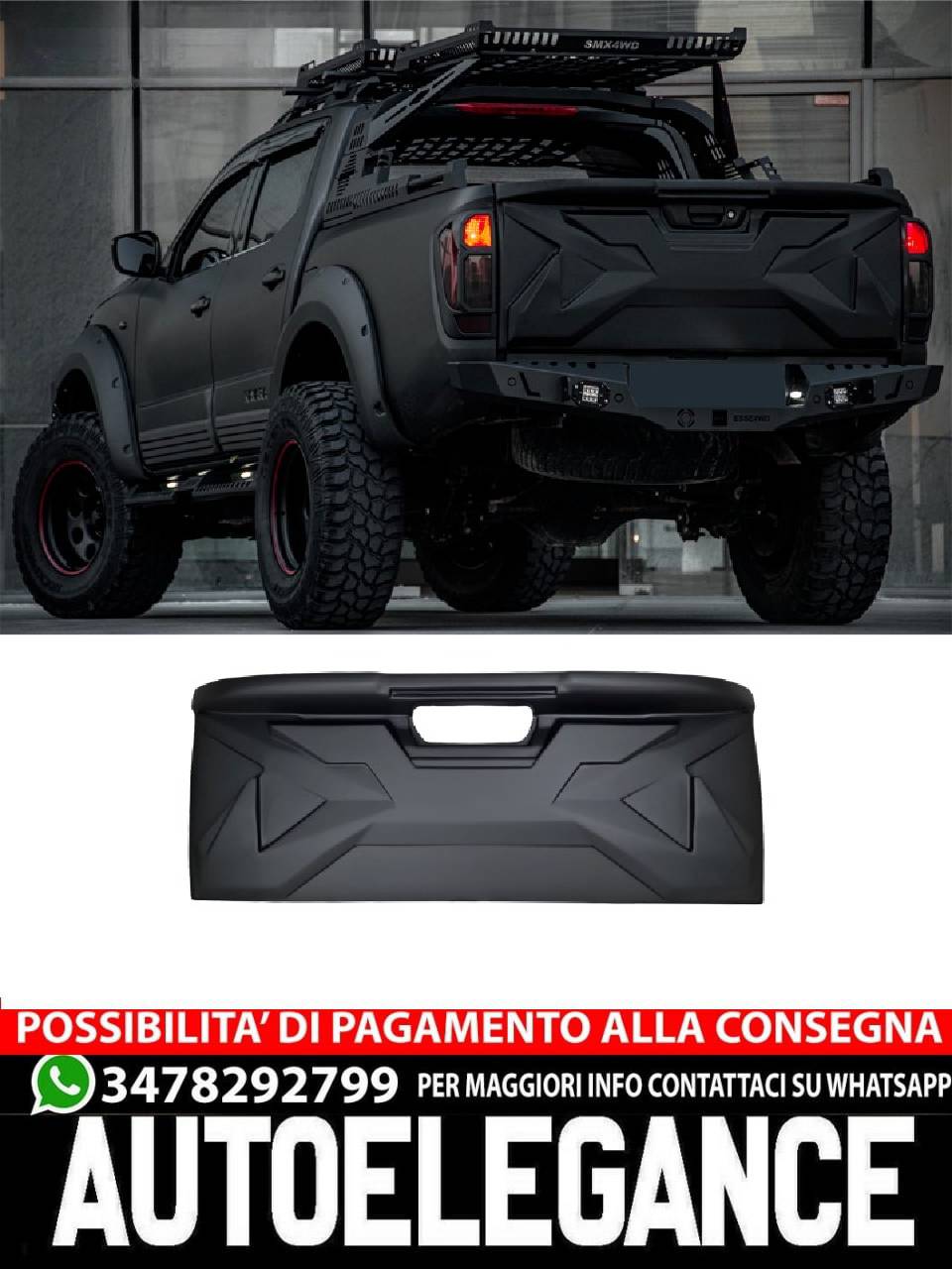 PROTEZIONI VETRO adatte per NISSAN Navara D23 2014+
