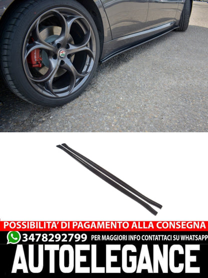 MINIGONNE LATERALI ADATTE PER ALFA ROMEO GIULIA VELOCE 2015-