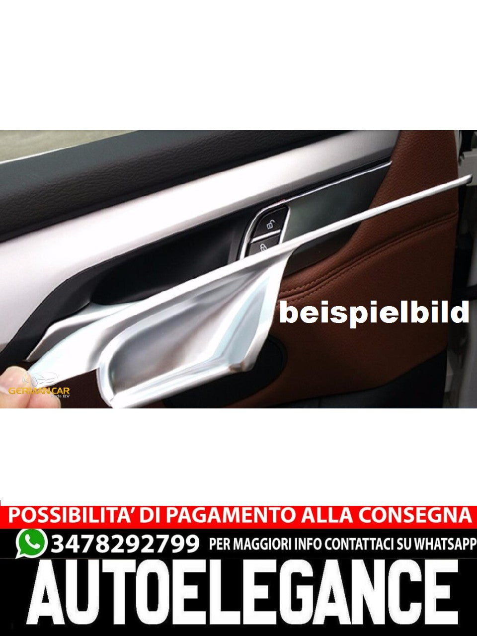 Per BMW X5 F15 e X6 F16 fori maniglia porta gusci nero lucido