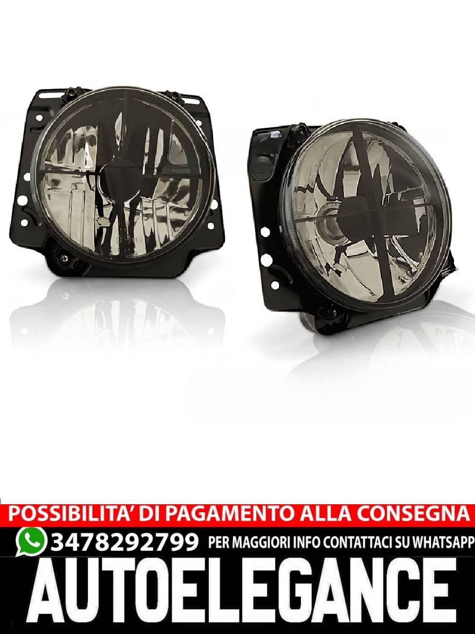 SMOKE HEADLIGHTS for VW GOLF 2 08.83-08.91 