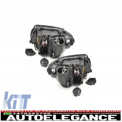 headlights suitable for bmw e46 coupe 03-06_2 halo rims_black