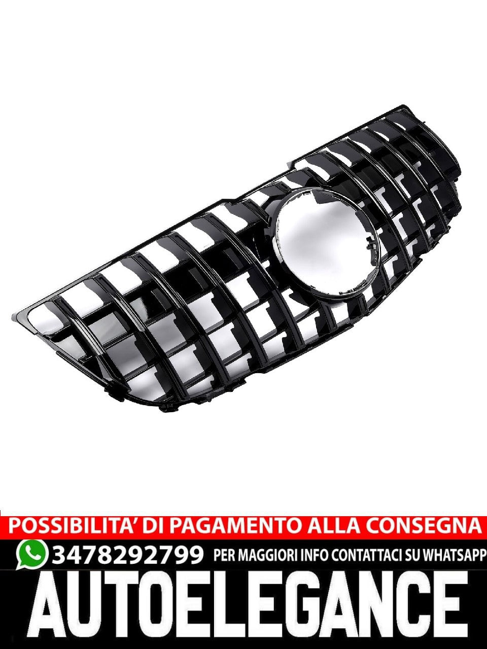 Sports grille for Mercedes X204 GLK FACELIFT PANAMERICANA AMG GT OPTIK 