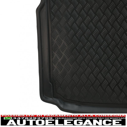 Black trunk mat suitable for skoda octavia iii sedan (2012-2019)