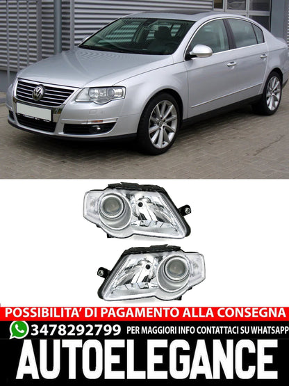 Set fari trasparenti per VW Passat 3C B6 2005-2010 sinistra + destra H7