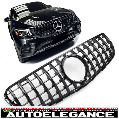 panamericana gt sport radiator grille 360° for mercedes x253 c253 glc...