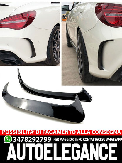 AMG LOOK COPS AERO FLAPS NERO PER MERCEDES C117 CLA AUTOELEGANCERICAMBI