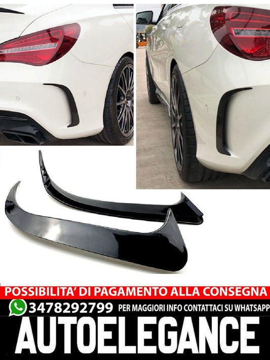 AMG LOOK COPS AERO FLAPS NERO PER MERCEDES C117 CLA AUTOELEGANCERICAMBI