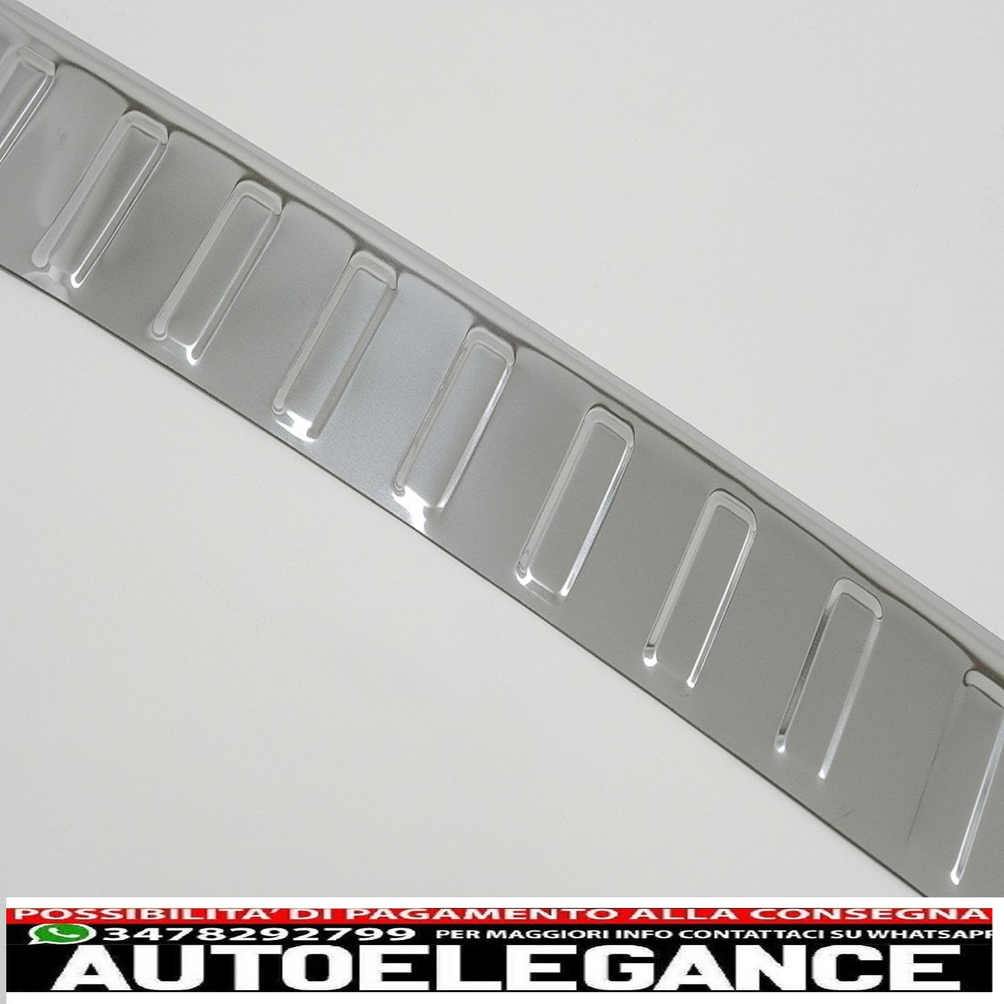 Protezione paraurti posteriore battitacco pedana copertura in alluminio adatta per vw golf vii 7 7.5 5g variante (2012-2019)