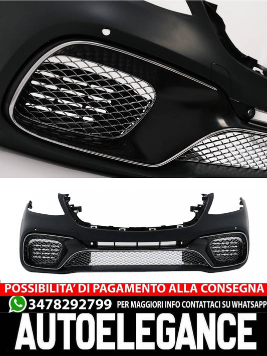 Front bumper suitable for Mercedes S-Class W222 Facelift (2017-2020) 