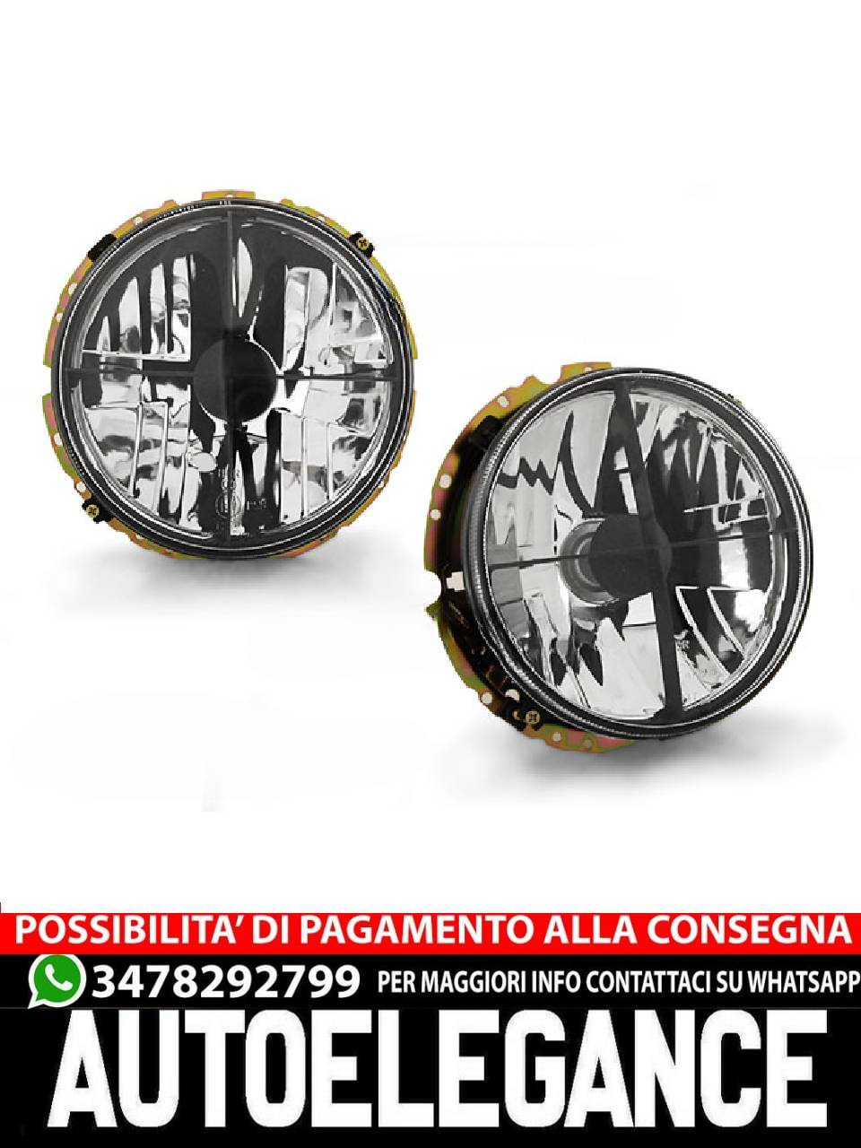 CHROME HEADLIGHTS for VW GOLF 1 05.74-07.83 
