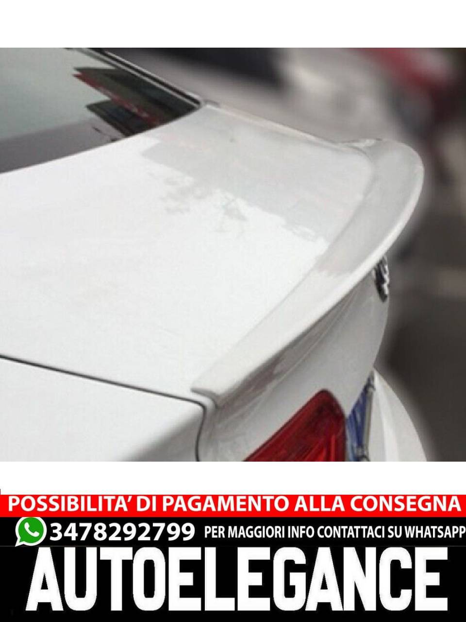 SPOILER adatto per Audi A5 8T 5D 2009-2016 Sportback