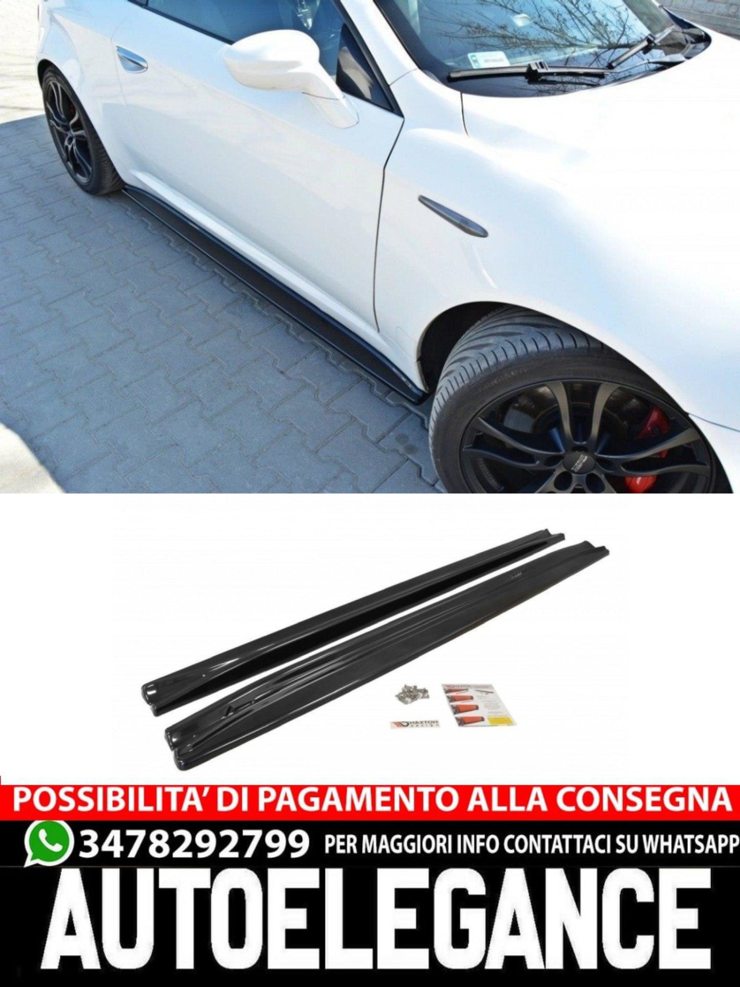 MINIGONNE LATERALI ADATTI PER ALFA ROMEO BRERA  2005-2010