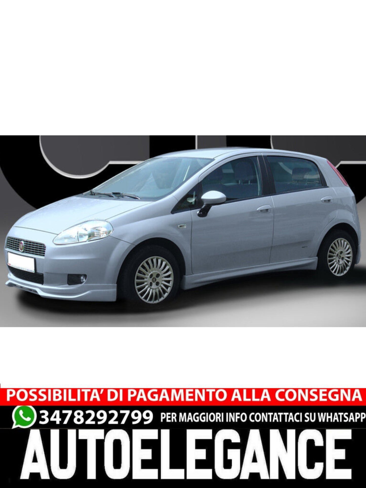 KIT ESTETICO COMPLETO ADATTO PER FIAT GRANDE PUNTO   2005-2009