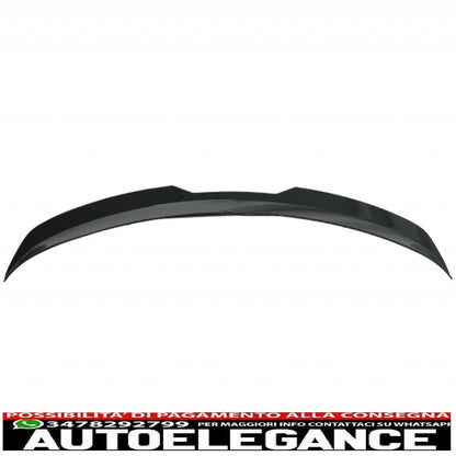 roof spoiler add on wing with trunk rear window spoiler suitable for vw golf 6 gti/r mk6 hatchback (2008-2012) piano black