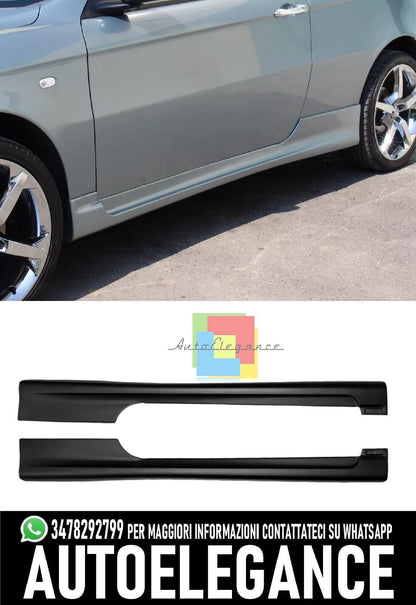 MINIGONNE LATERALI ADATTE PER ALFA ROMEO 147 3 PORTE LOOK TUNING IN ABS