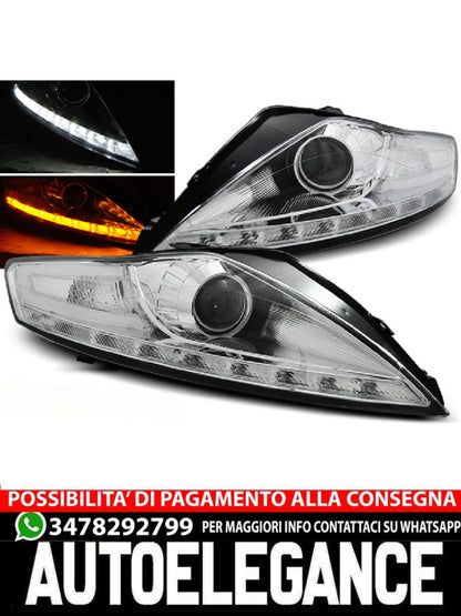 FARI PER FORD MONDEO 07.07-11.10 INDICATORE DI DIREZIONE LED CROMO LUCE DIURNA