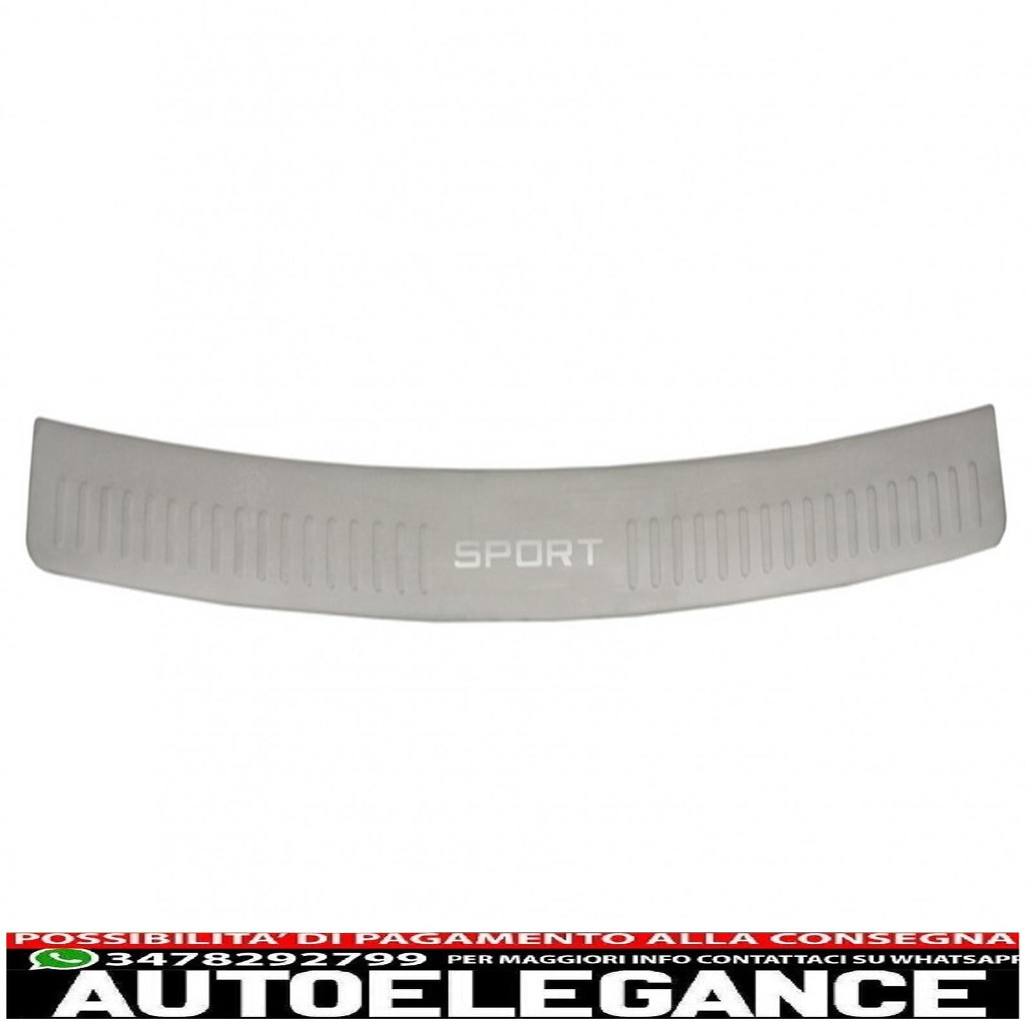 Rear bumper protection kit, running board and boot lid suitable for range rover sport l320 (2005-2011) autobiography look in aluminium